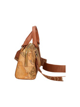 Alviero Martini - E052 Geo Classic borsa a mano con tracolla a nastro, Beige